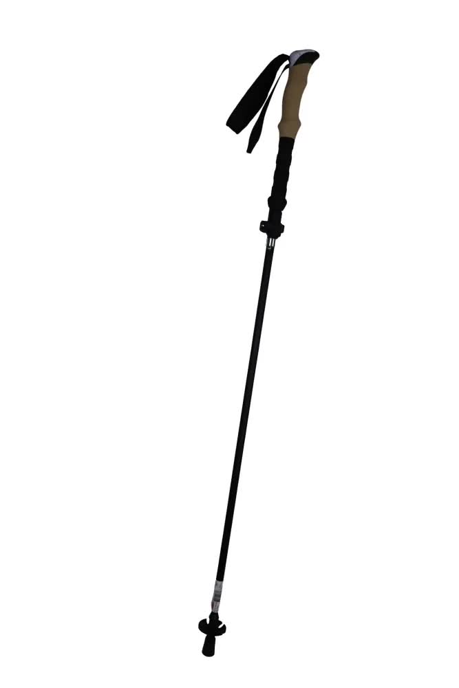 Telescopic Adjustable Hiking Pole Folding Walking Stick Adjustable Trekking 105cm - 125cm 4