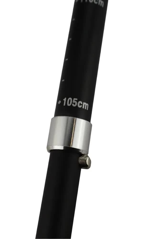 Telescopic Adjustable Hiking Pole Folding Walking Stick Adjustable Trekking 105cm - 125cm 6