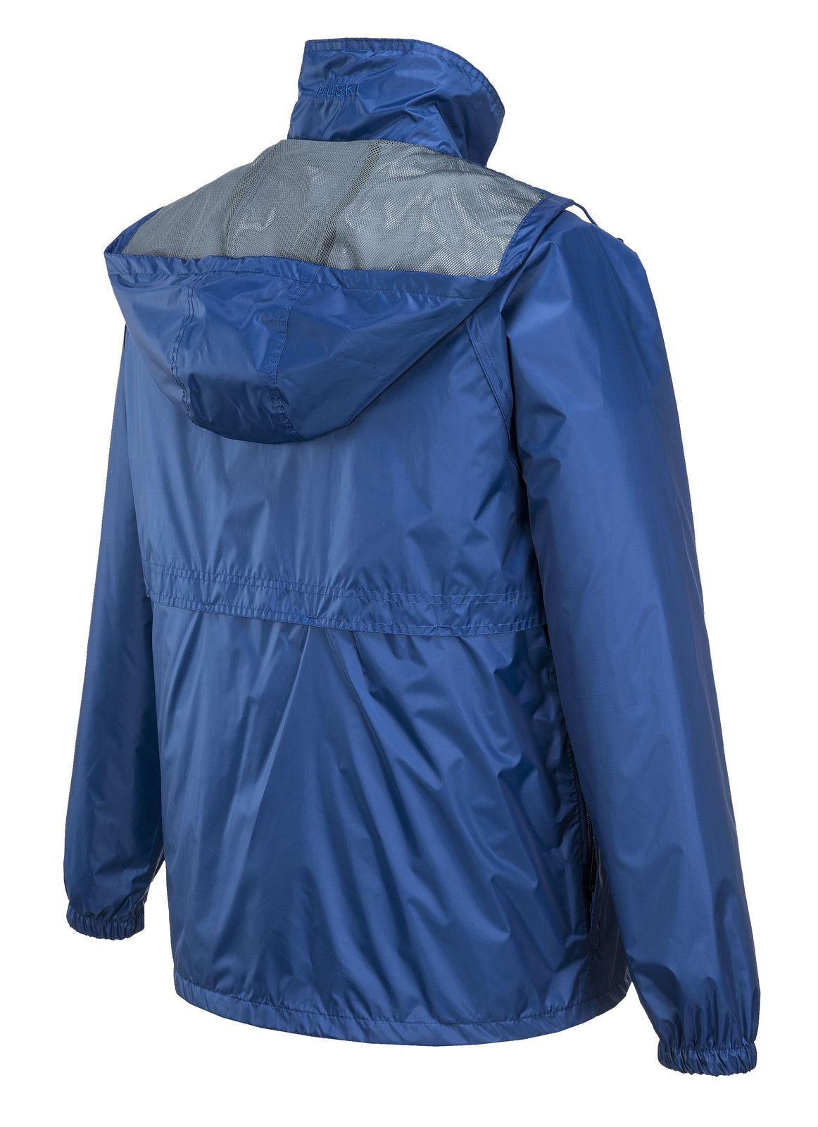 HUSKI STRATUS RAIN JACKET Waterproof Workwear Concealed Hood Windproof Packable - Cobalt - S 5