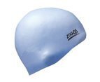 Zoggs Easy Fit Silicone Swim Cap Swimming Silicone Hat - Solid Assorted Colours 3