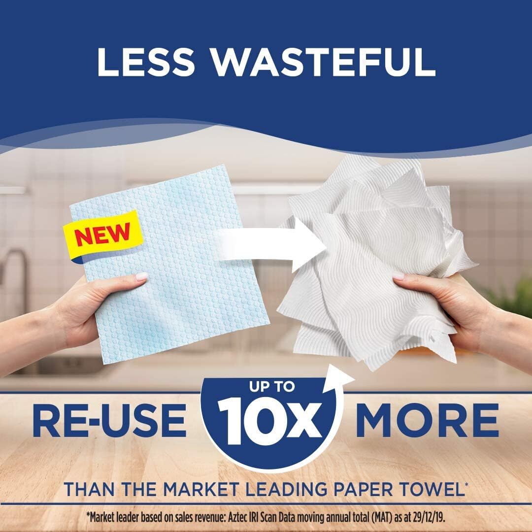 480x Viva Paper Towel Rinse & Re-Use Towel Reusable 20 Sheets x 24 Packs Bulk Box 6