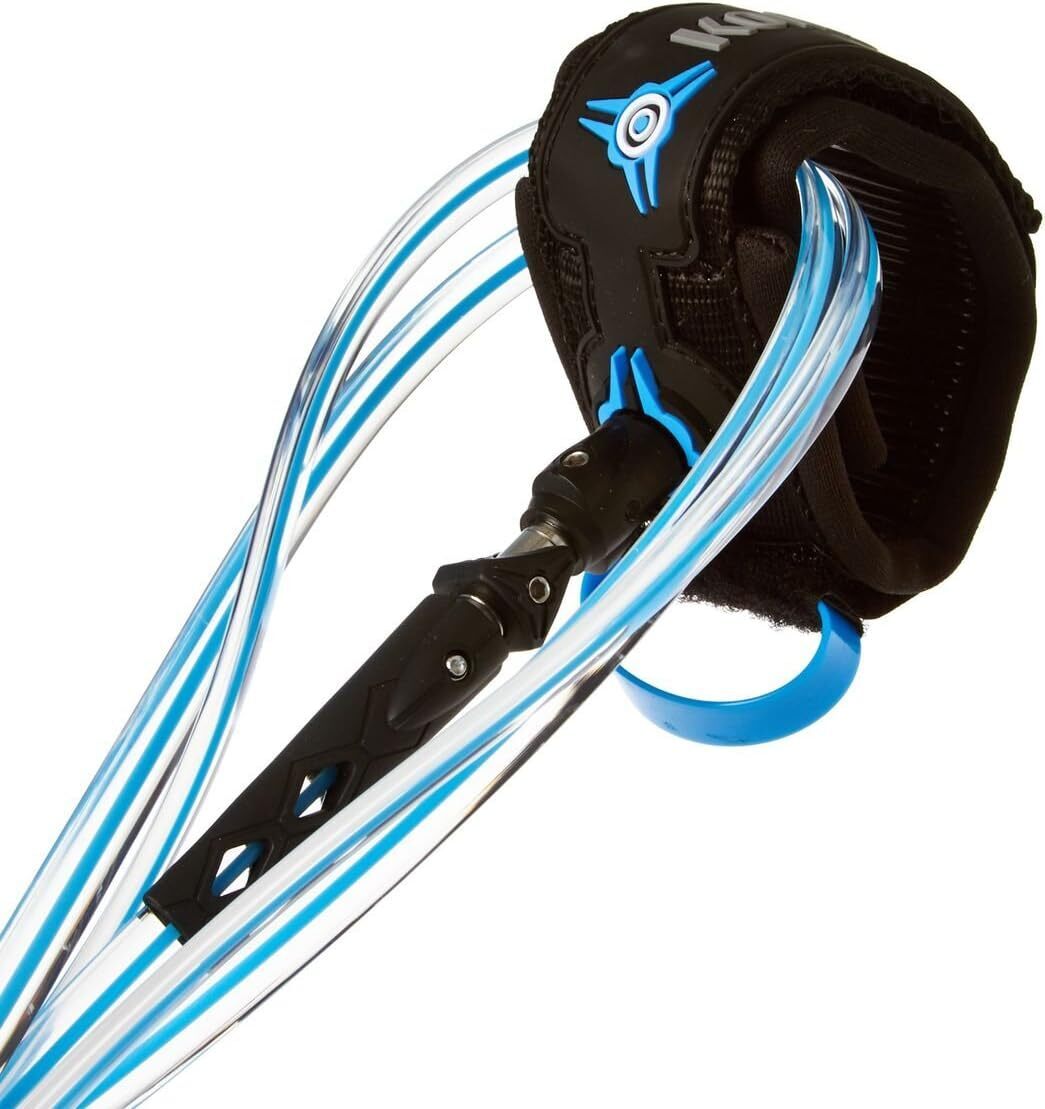 Komunity 6FT Naked Elliptical Cord Leash Surfboard Legrope Leash Surf Surfing Leg Rope 4