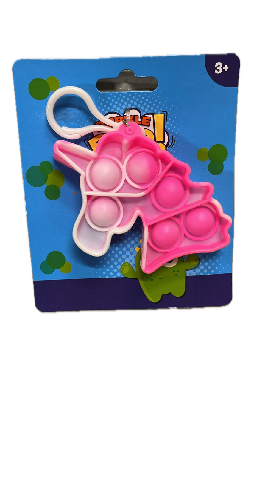 Push Bubble Pop It Fidget Keyring Squeeze Toy Sensory Silicone Stress Reliever 5
