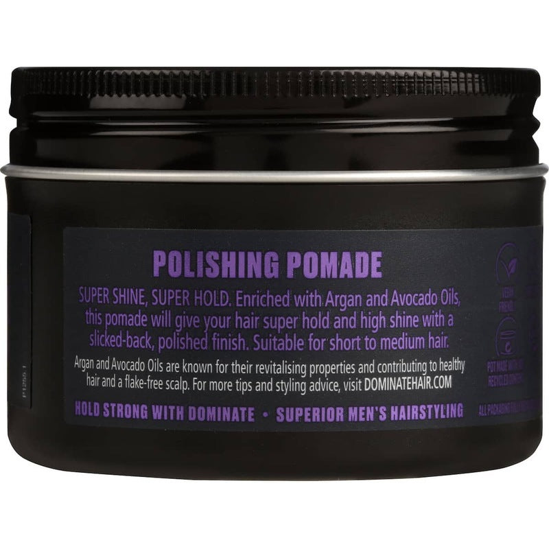 3x Dominate Polishing Pomade Strong Hold High Shine 105g 4
