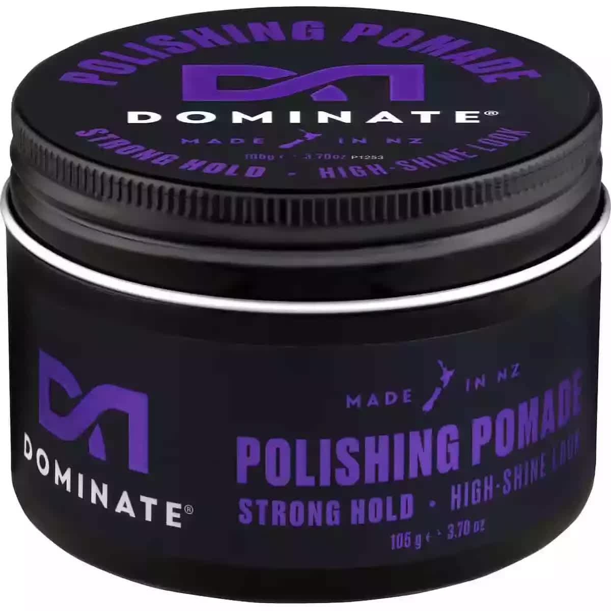 3x Dominate Polishing Pomade Strong Hold High Shine 105g 5