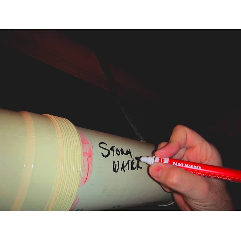 1 Pack of 12 Wurth Paint Markers Drawing Pens - Assorted Black Red White Yellow 5