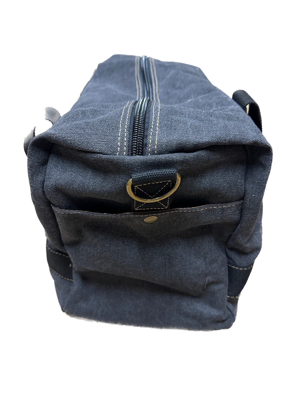 FIB 52cm Canvas Travel Duffle Bag Casual Duffel - Black 3