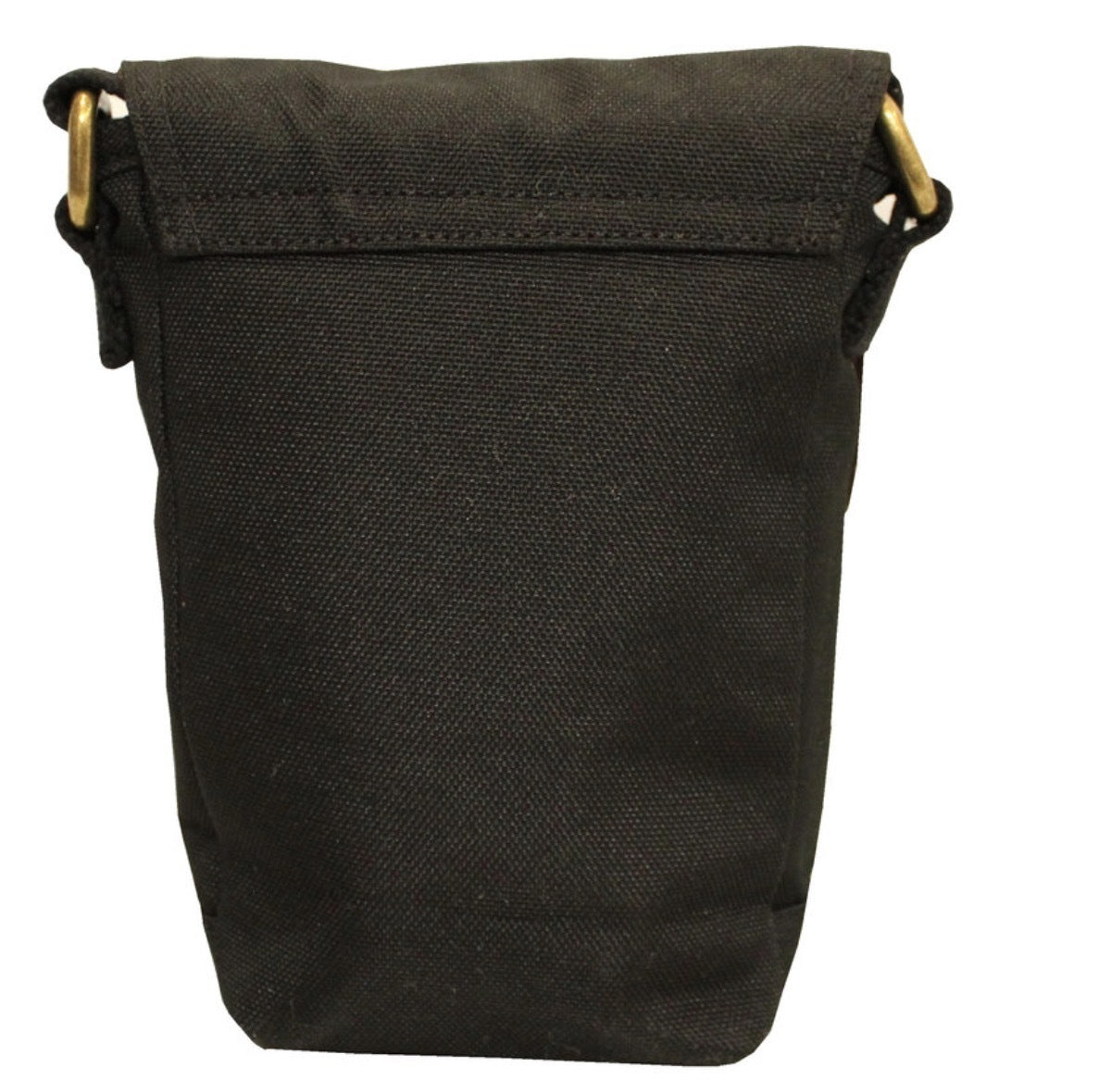 FIB Water Resistant Small Shoulder Canvas Bag w Adjustable Shoulder Strap - Black 6