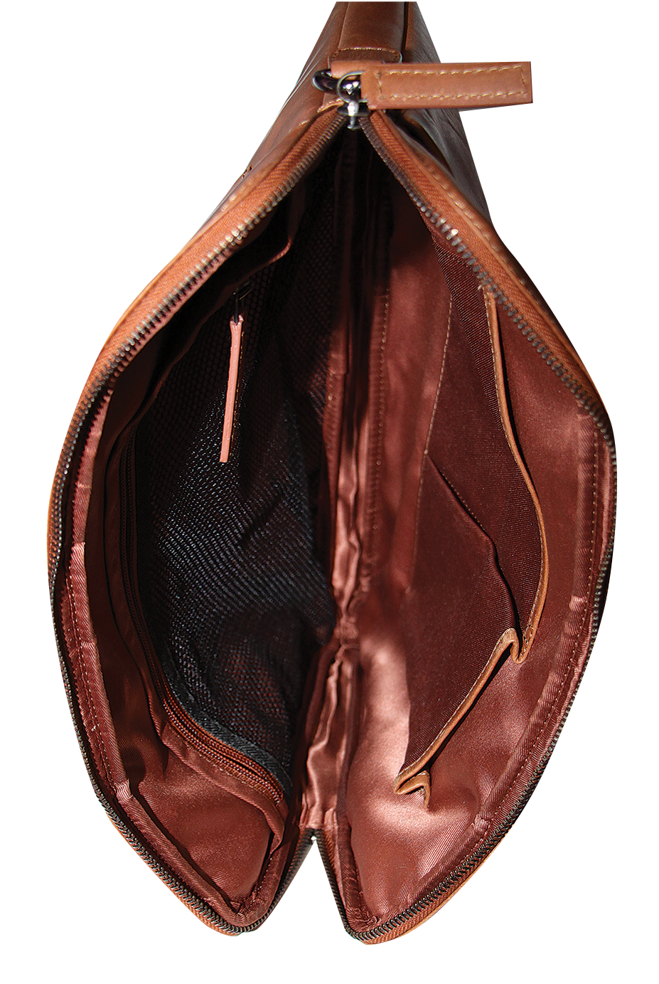 Futura Mens Slimline Laptop Bag Satchel Handbag Handles College - Brown 4