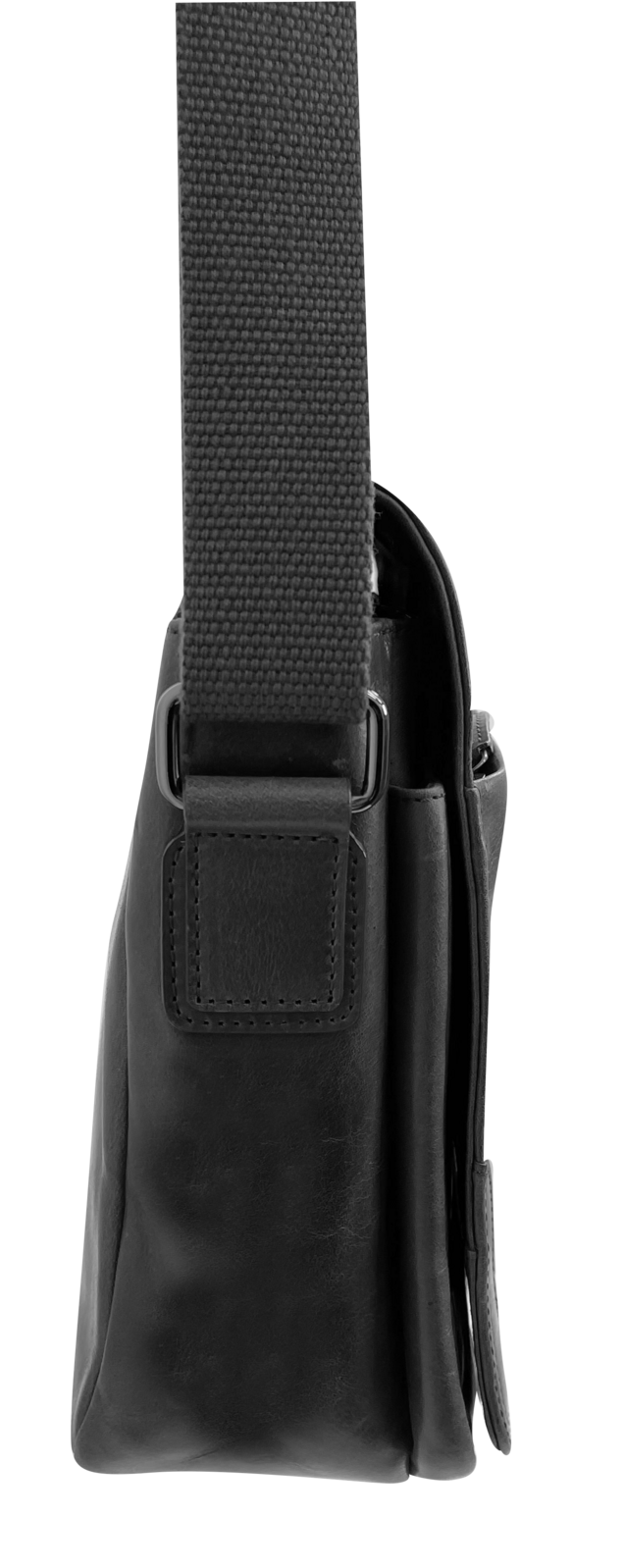 Futura Mens Laptop Messenger Sling Bag School Work Shoulder Strap - Black 4