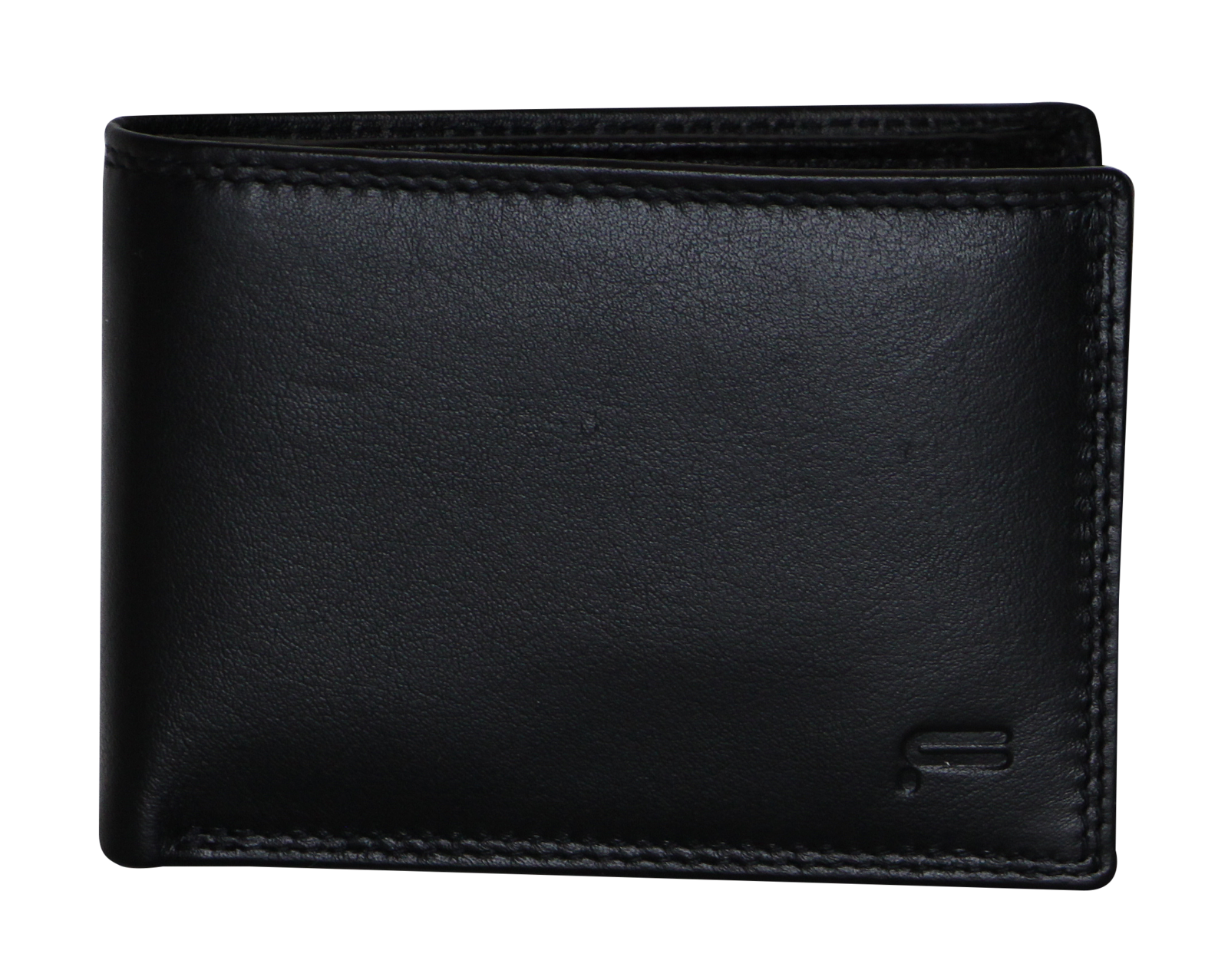 Futura Futura Mens Harrison RFID Genuine Leather Wallet - Black 3