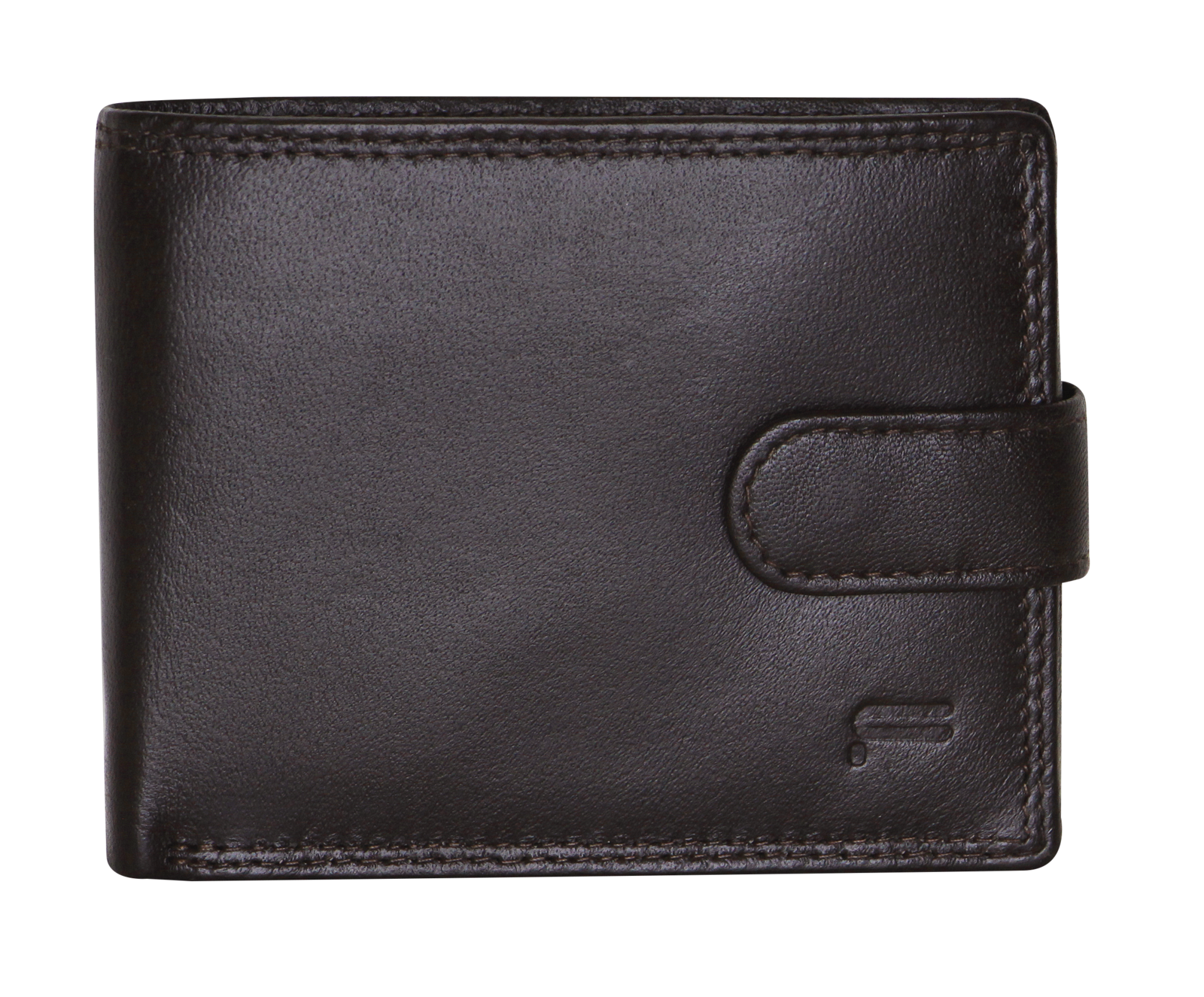 Futura Mens RFID Leather Fold Over Wallet - Brown 3