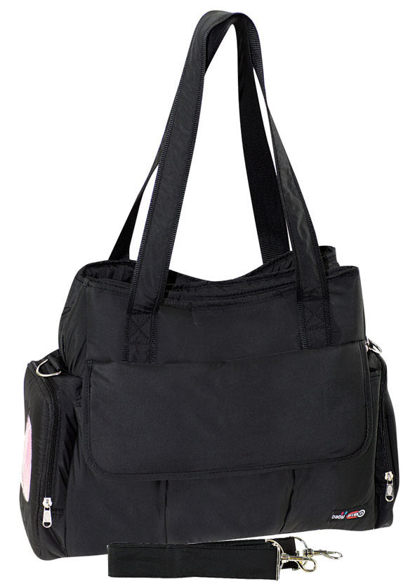 FIB Baby Nappy Bag Diaper Maternity Milk Mummy Changing Travel Tote - Black 14