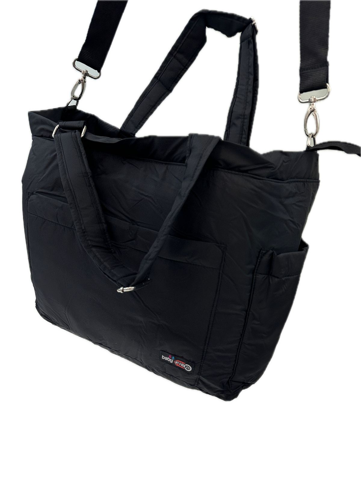FIB Baby Nappy Bag Diaper Maternity Milk Mummy Changing Travel Tote - Black 4