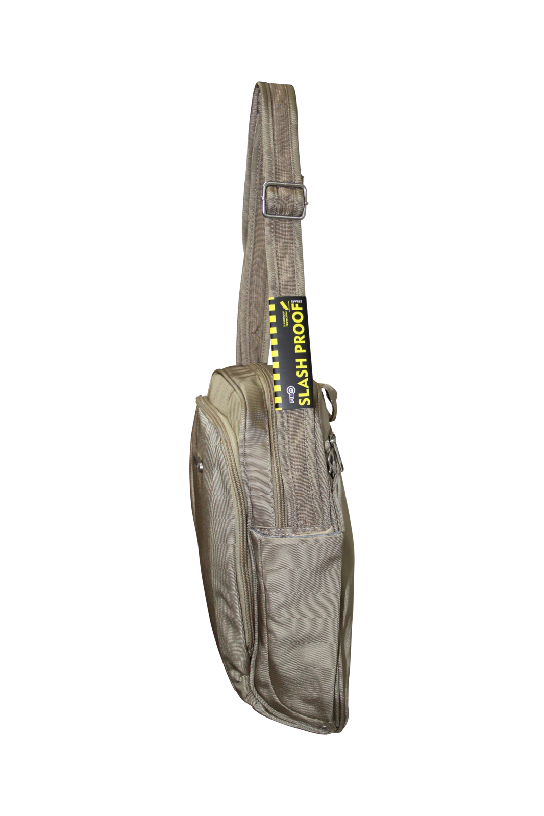 FIB Mens Tablet Crossover Travel Wallet Crossbody Shoulder Bag - Sand 5