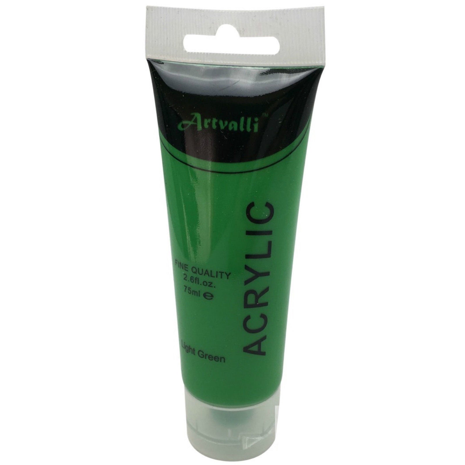 ARTISTS ACRYLIC PAINT Craft 75ml Tube Non Toxic Paints Water Based - Light Green 3