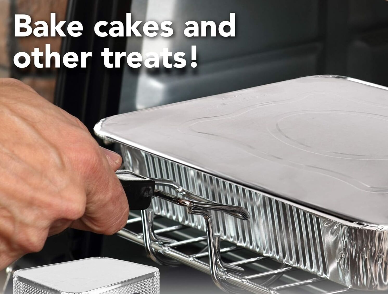 240x Aluminium Disposable Foil Food Container Trays Pans w/ Lids Covers Bulk  24cm*18cm*6cm 4