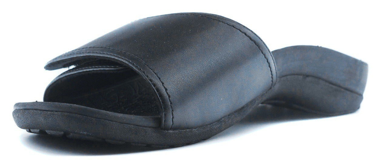 Axign Orthotic Slides Slip On Thongs Slippers Flip Flops - Black - EUR 36 (Mens UK3/Ladies US5) 6