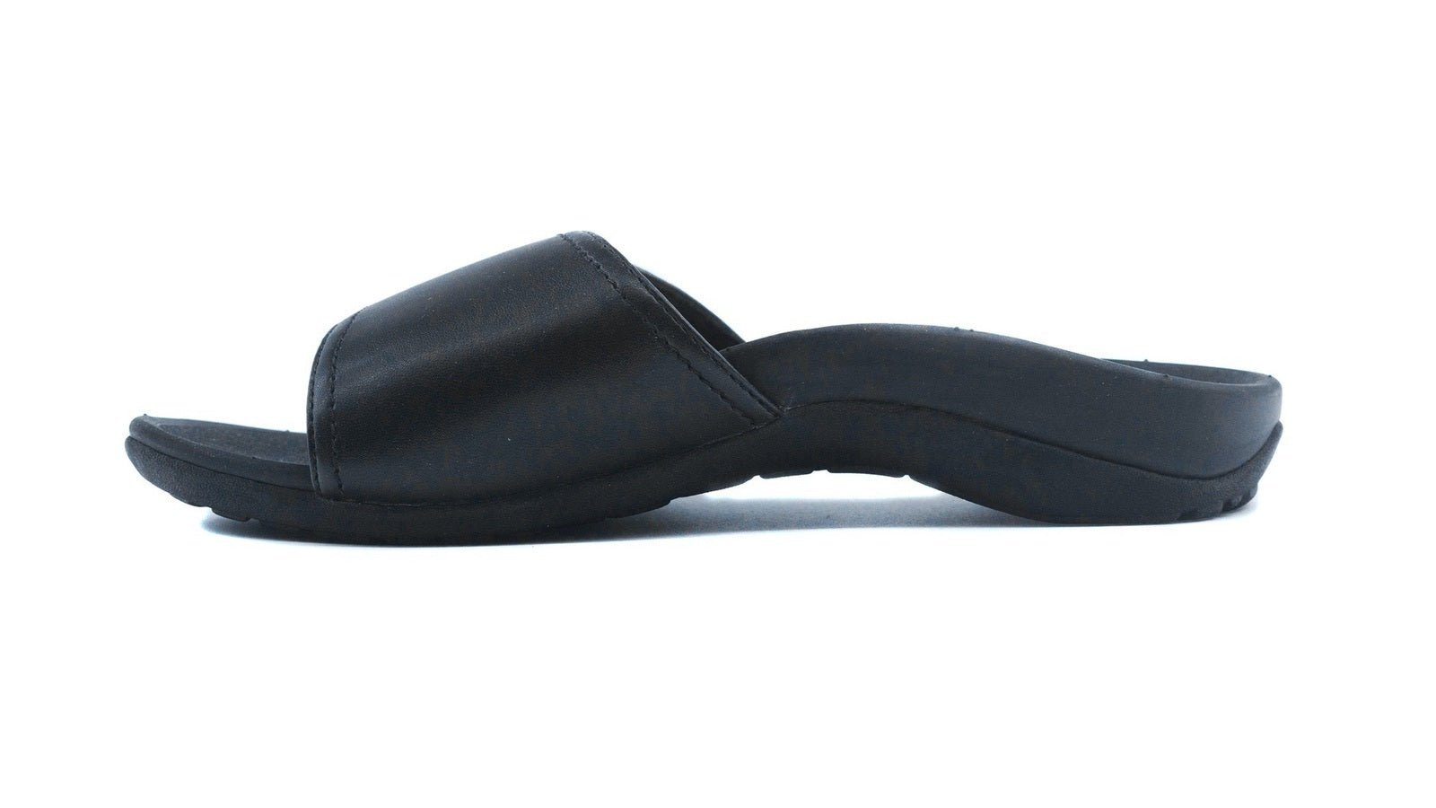 Axign Orthotic Slides Slip On Thongs Slippers Flip Flops - Black - EUR 36 (Mens UK3/Ladies US5) 7