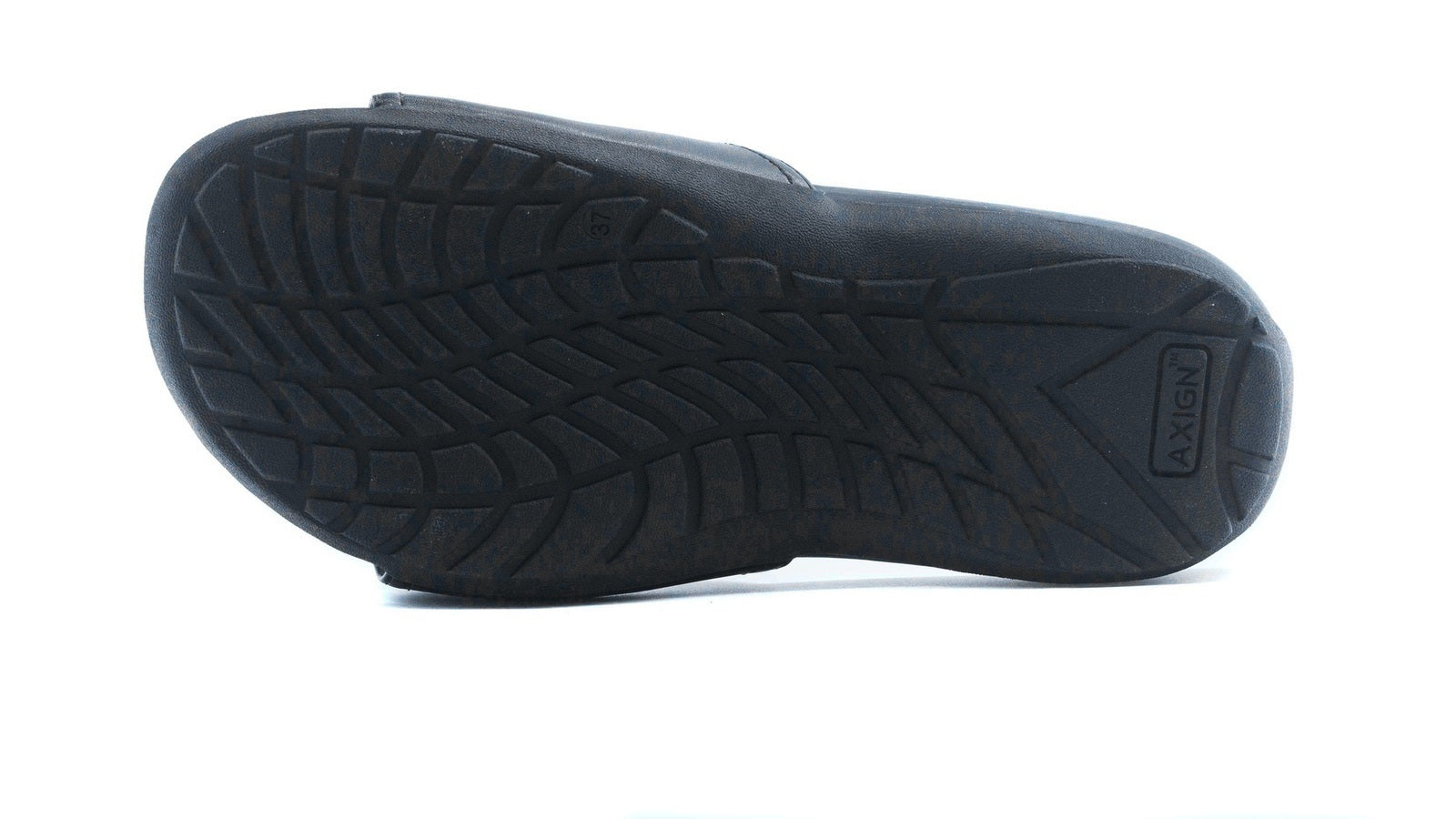 Axign Orthotic Slides Slip On Thongs Slippers Flip Flops - Black - EUR 36 (Mens UK3/Ladies US5) 11