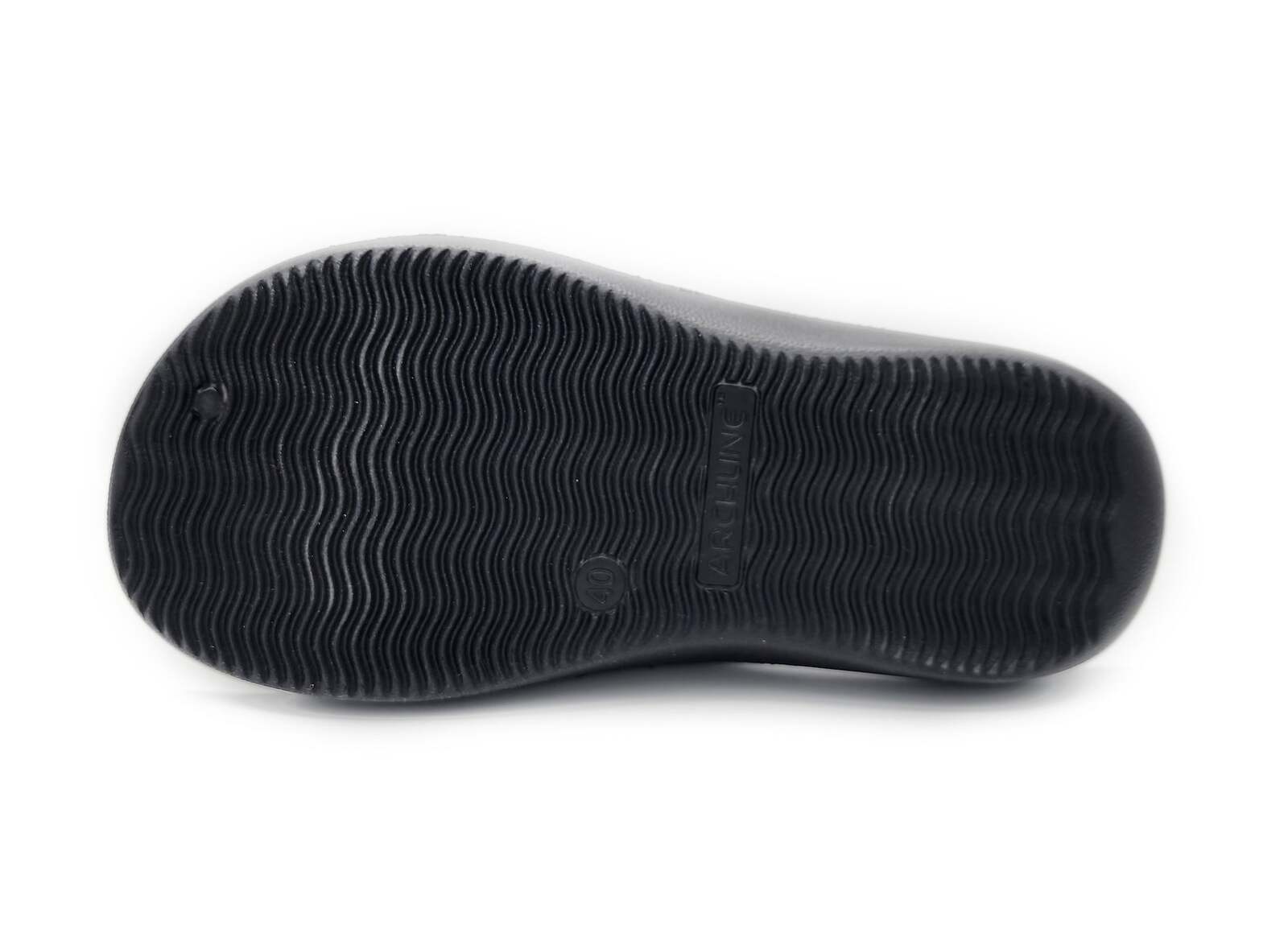 Archline Rebound Orthotic Slides Flip Flop Thongs Slip On Arch Support - Black - Euro 36 9
