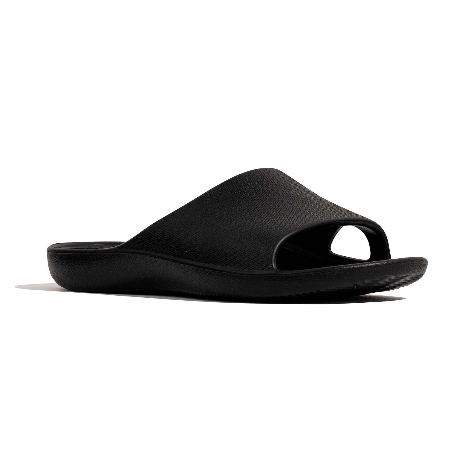 Archline Rebound Orthotic Slides Flip Flop Thongs Slip On Arch Support - Black - Euro 38 6