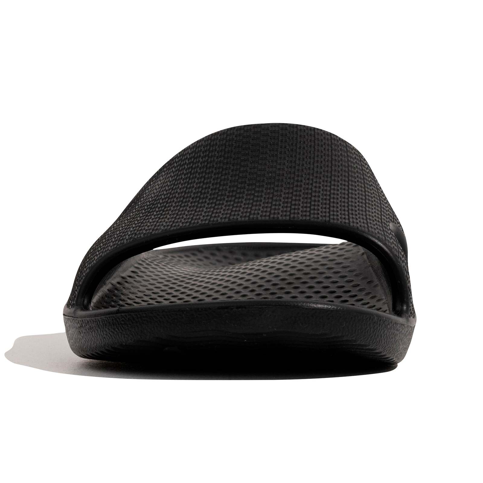 Archline Rebound Orthotic Slides Flip Flop Thongs Slip On Arch Support - Black - Euro 38 11