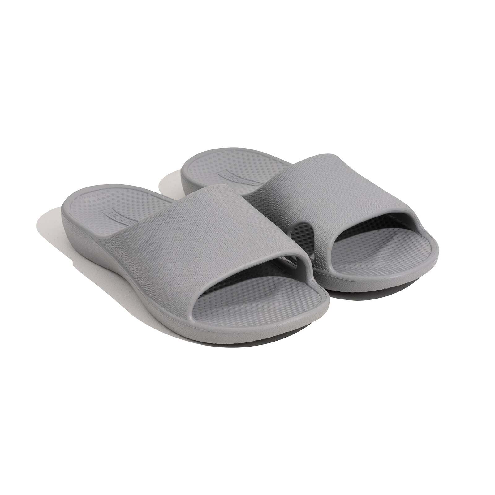 Archline Rebound Orthotic Slides Flip Flop Thongs Slip On Arch Support - Stone Grey - Euro 37 4