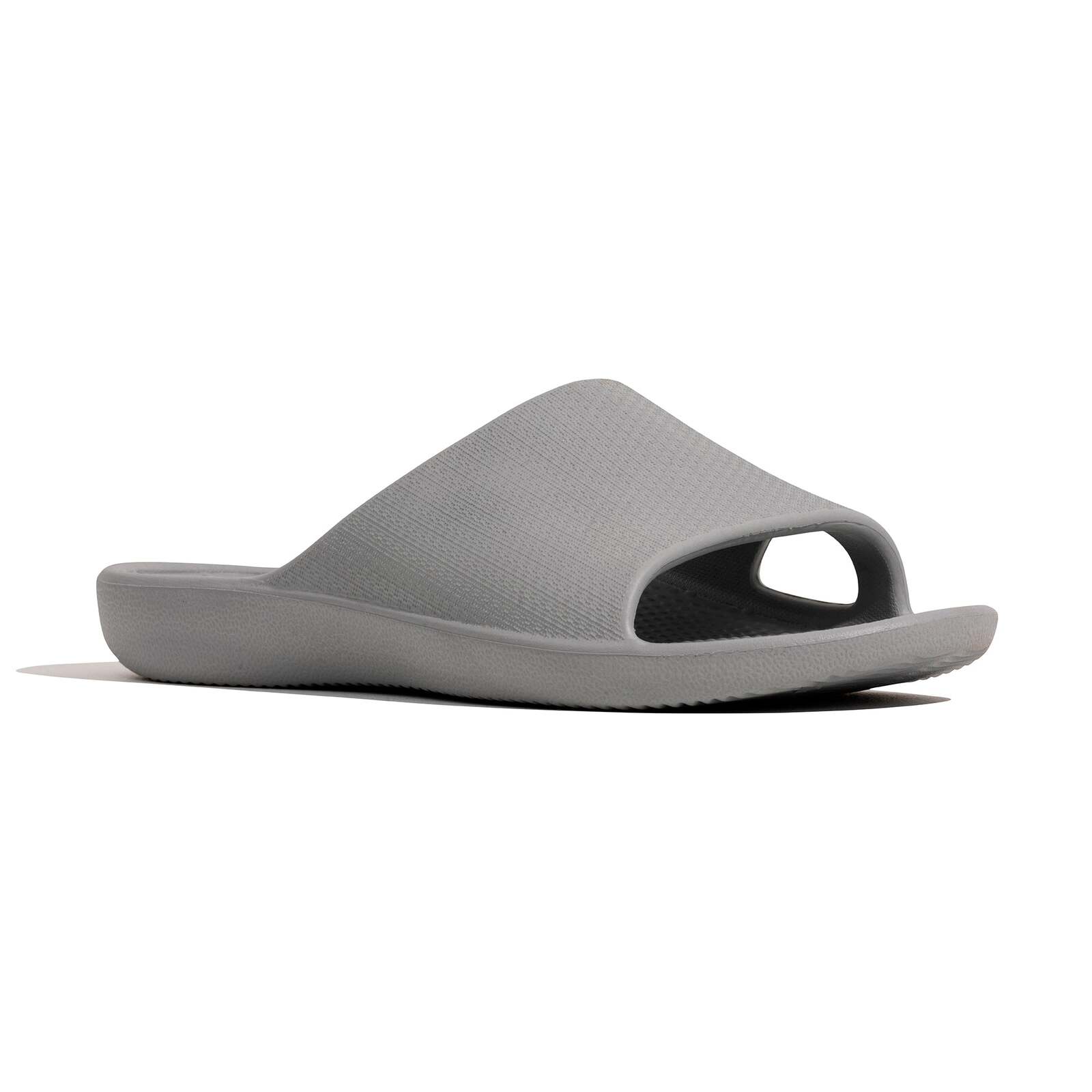Archline Rebound Orthotic Slides Flip Flop Thongs Slip On Arch Support - Stone Grey - Euro 37 8