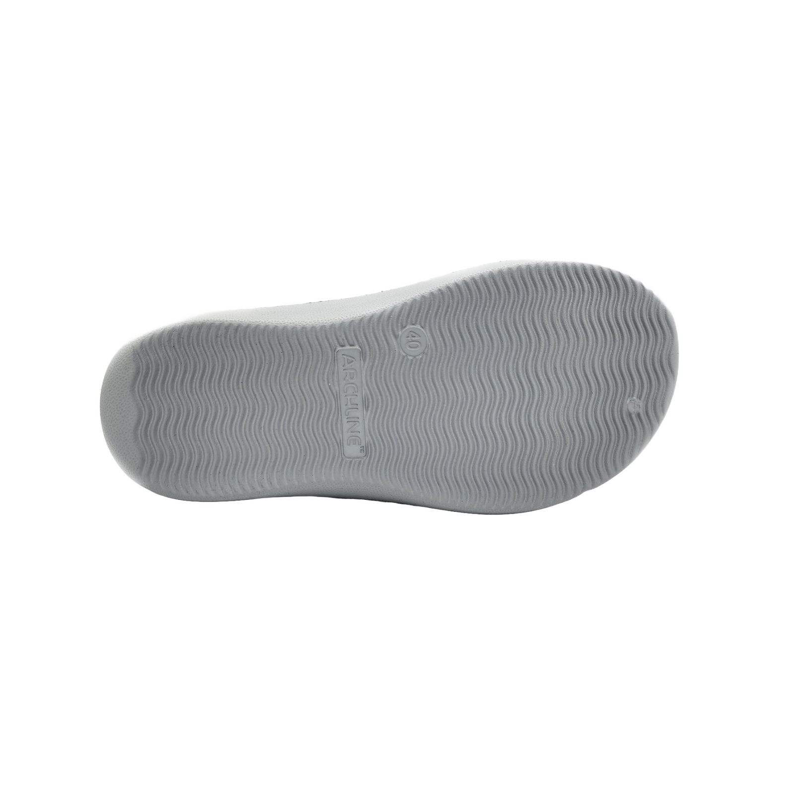 Archline Rebound Orthotic Slides Flip Flop Thongs Slip On Arch Support - Stone Grey - Euro 46 9