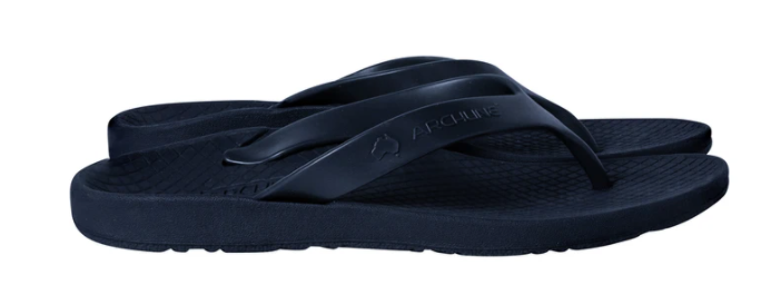 ARCHLINE Flip Flops Orthotic Thongs Arch Support Shoes Footwear - Navy - EUR 41 5