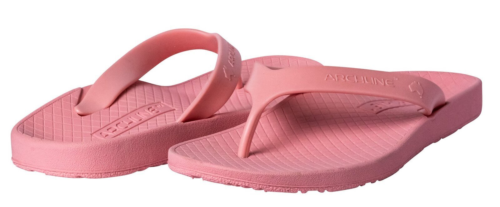 ARCHLINE Orthotic Thongs Arch Support Shoes Flip Flops - Pastel Pink - EUR 38 4