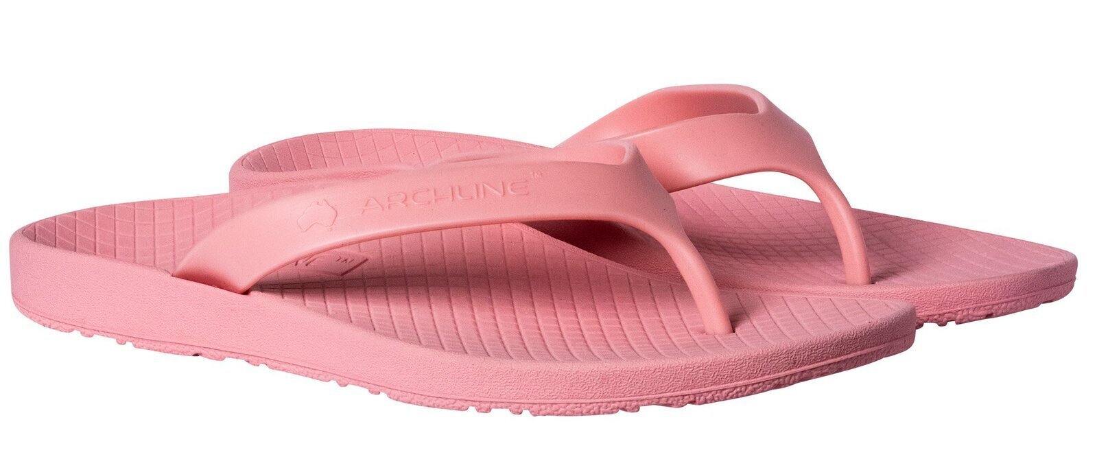 ARCHLINE Orthotic Thongs Arch Support Shoes Flip Flops - Pastel Pink - EUR 40 5