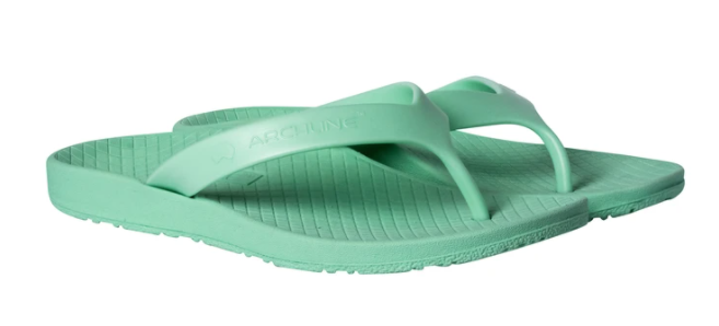 ARCHLINE Orthotic Thongs Arch Support Shoes Footwear Flip Flops - Dew Green - EUR 35 6