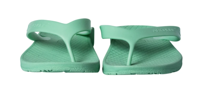 ARCHLINE Orthotic Thongs Arch Support Shoes Footwear Flip Flops - Dew Green - EUR 39 4