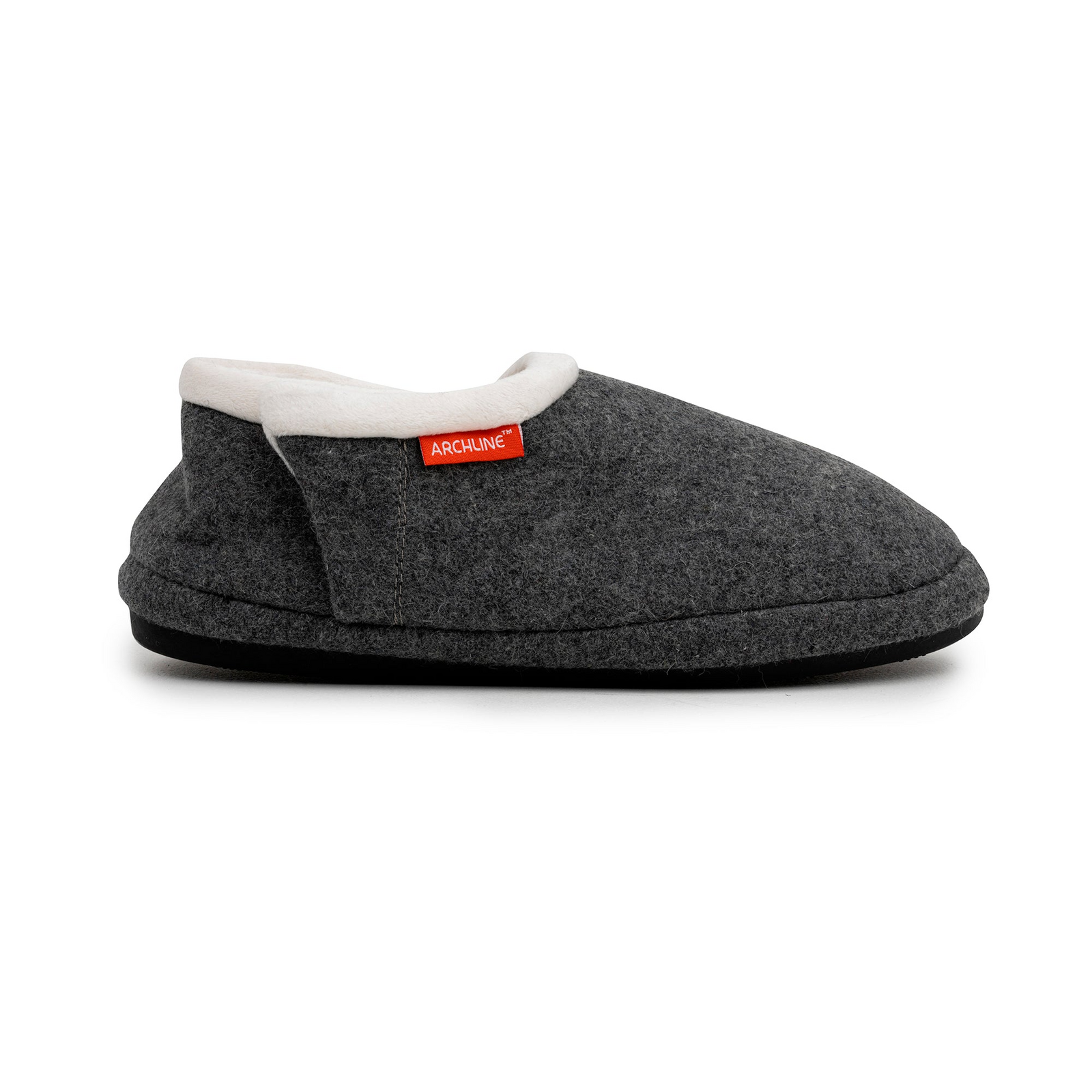 ARCHLINE Orthotic Slippers CLOSED Arch Scuffs Orthopedic Moccasins Shoes in Grey Marle - EUR 47 12