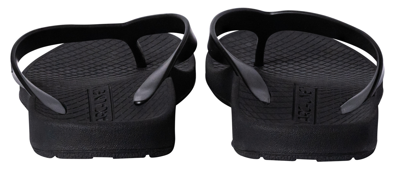 ARCHLINE Orthotic Thongs Arch Support Shoes Footwear Flip Flops Orthopedic - Black/Black - EUR 38 7