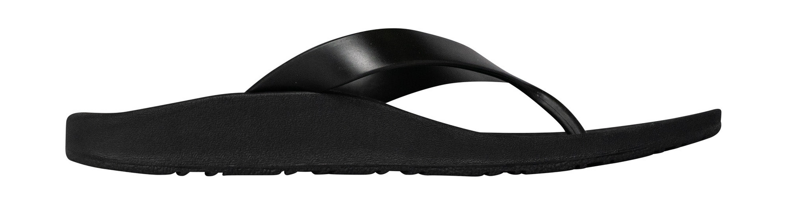 ARCHLINE Orthotic Thongs Arch Support Shoes Footwear Flip Flops Orthopedic - Black/Black - EUR 40 5