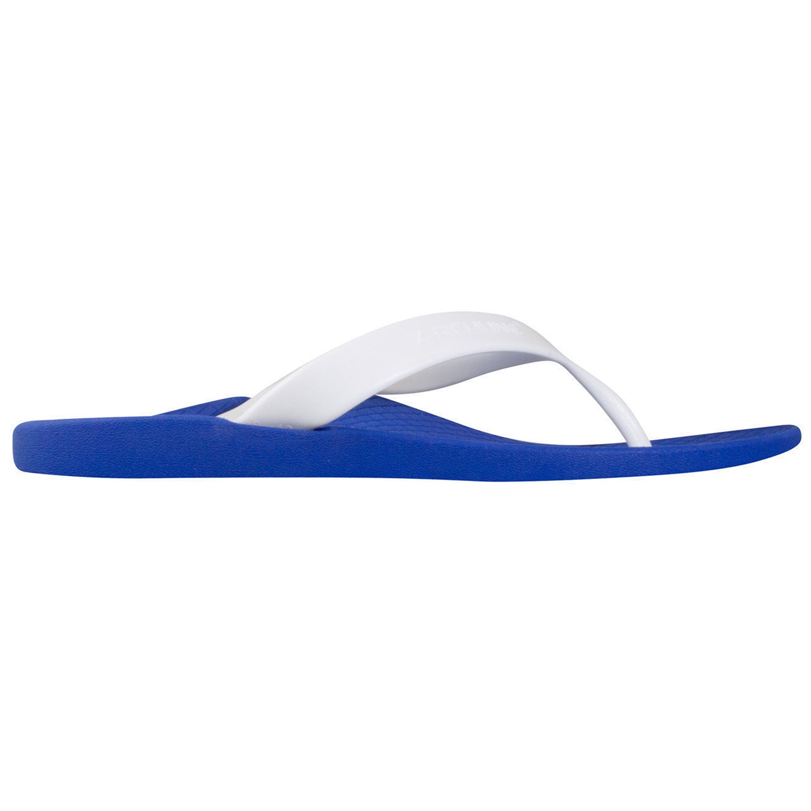 ARCHLINE Orthotic Thongs Arch Support Shoes Footwear Flip Flops Orthopedic - Blue/White  - EUR 38 5