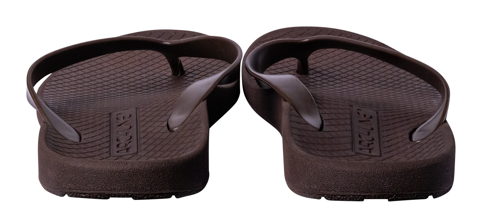 ARCHLINE Orthotic Thongs Arch Support Shoes Footwear Flip Flops Orthopedic - Brown/Brown - EUR 41 4