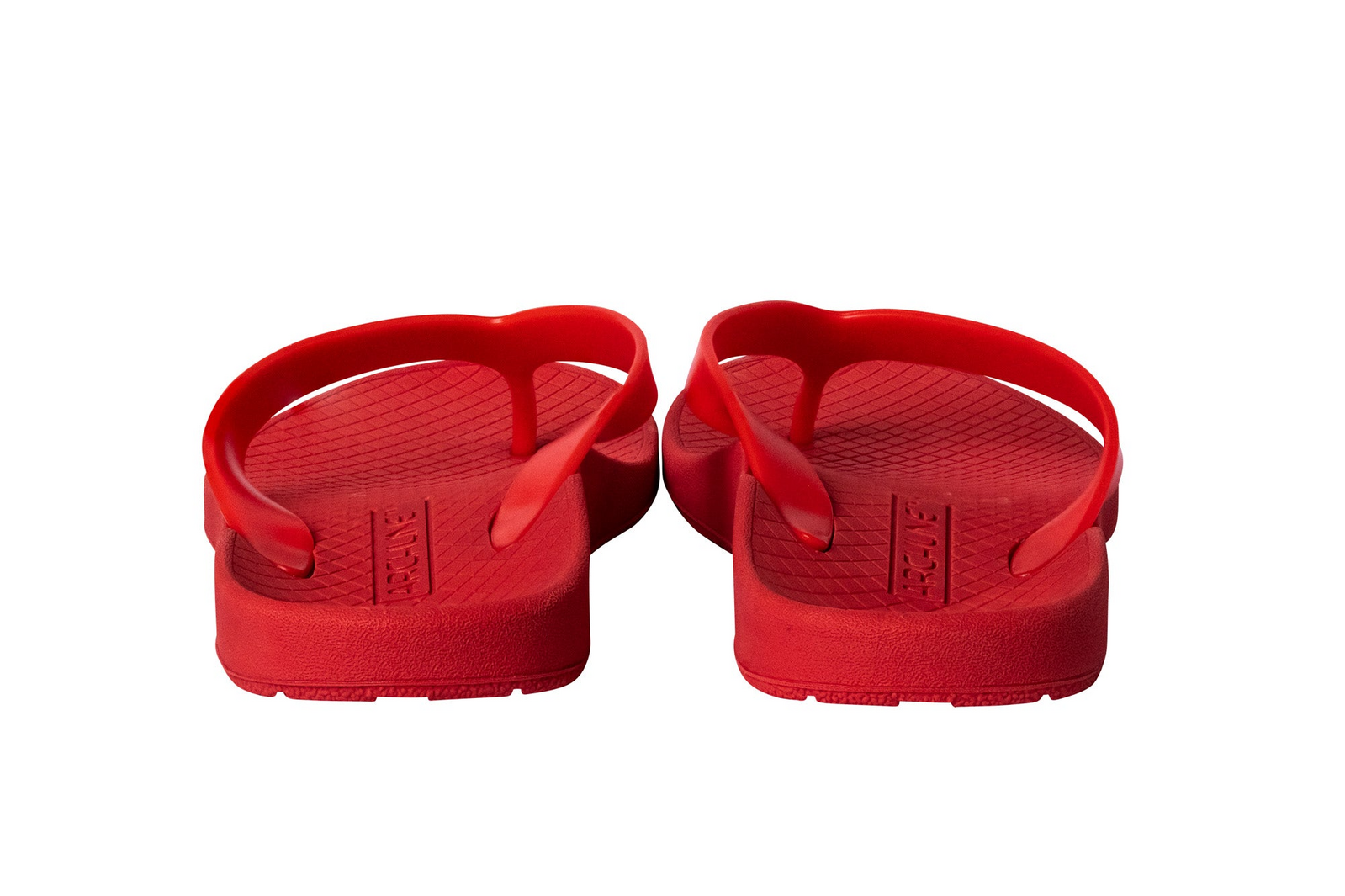 ARCHLINE Orthotic Thongs Arch Support Shoes Footwear Flip Flops Orthopedic - Red/Red  - EUR 43 5