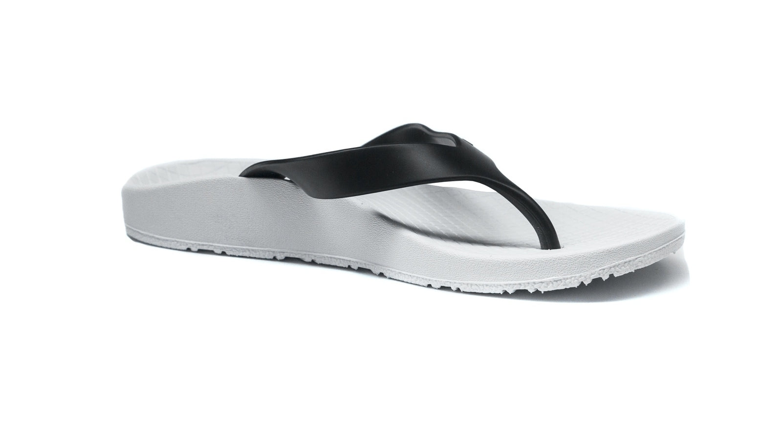 ARCHLINE Orthotic Thongs Arch Support Shoes Footwear Flip Flops Orthopedic - White/Black - EUR 34 5