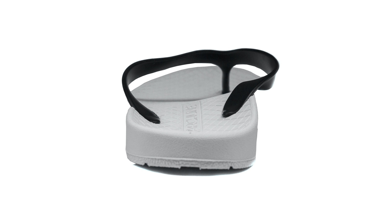 ARCHLINE Orthotic Thongs Arch Support Shoes Footwear Flip Flops Orthopedic - White/Black - EUR 34 7
