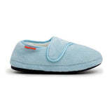 ARCHLINE Orthotic Plus Slippers Closed Scuffs Pain Relief Moccasins - Baby Blue - EU 35 7