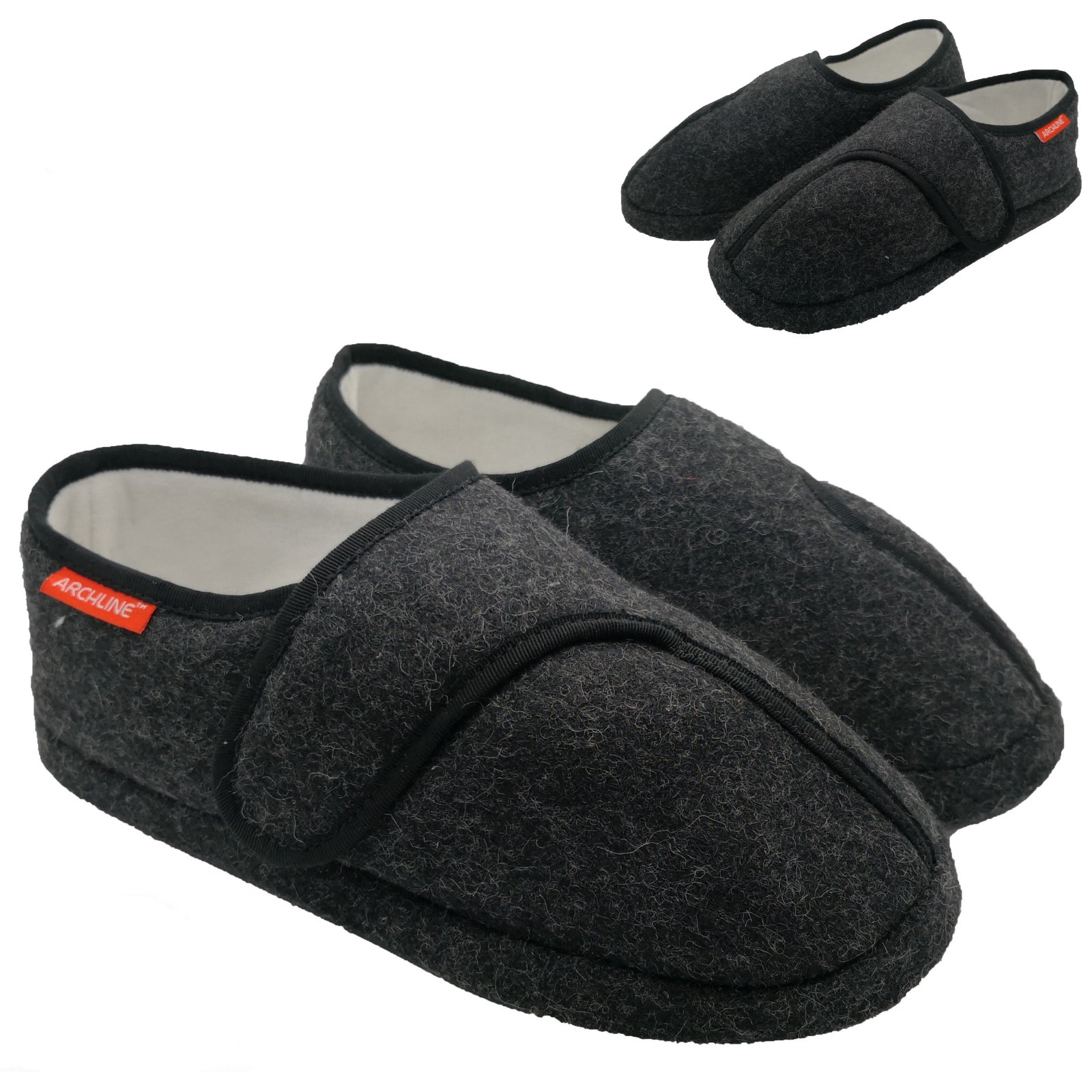 ARCHLINE Orthotic Plus Slippers Closed Scuffs Pain Relief Moccasins - EUR 35 10