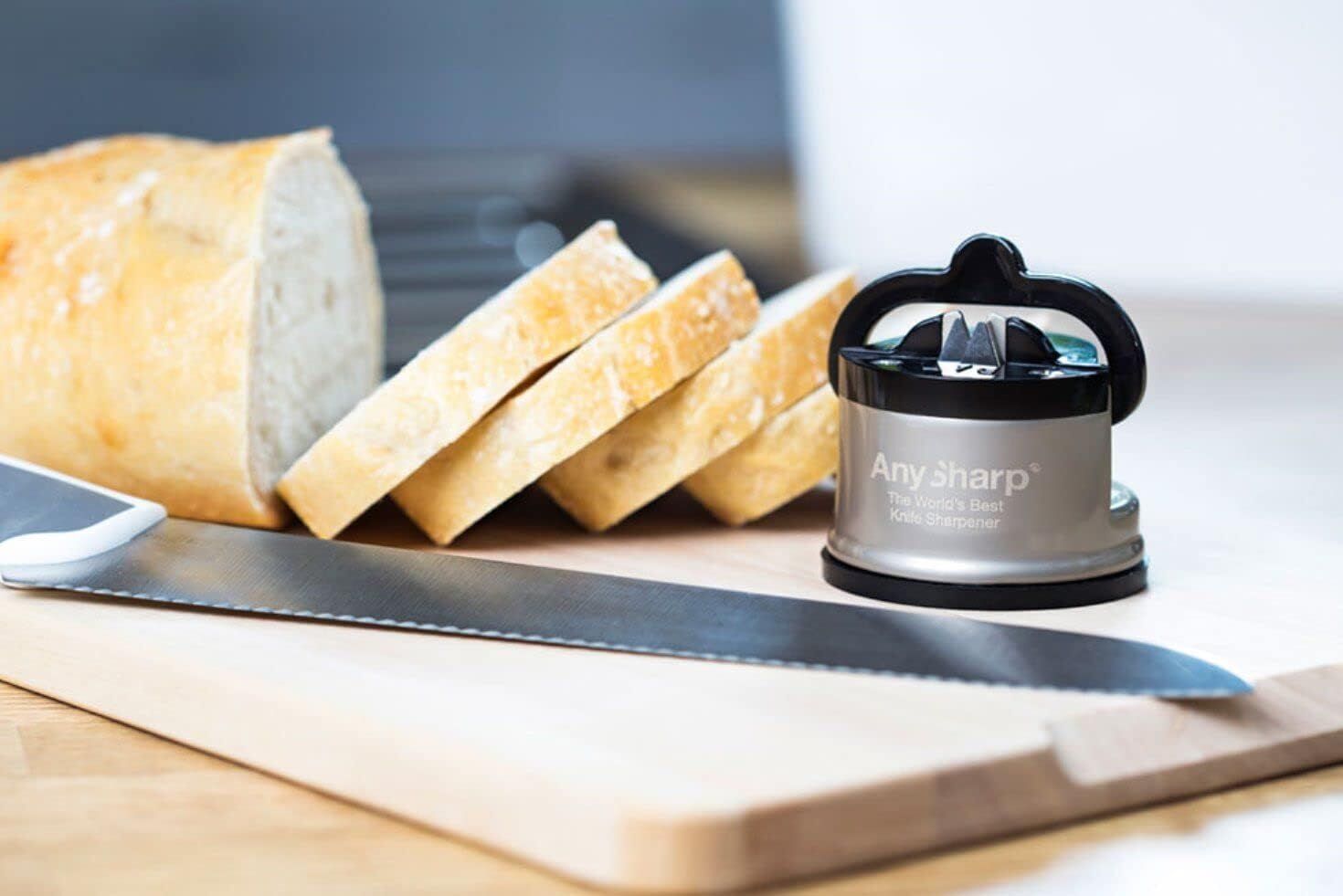 Any Sharp Pro Worlds Best Knife Sharpener for Knives Blades Scissors 4