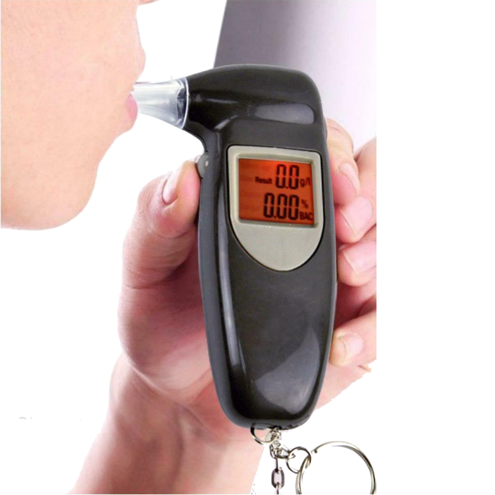 Digital Breath Alcohol Tester Breathalyzer Analyzer Handheld Portable Detector 5