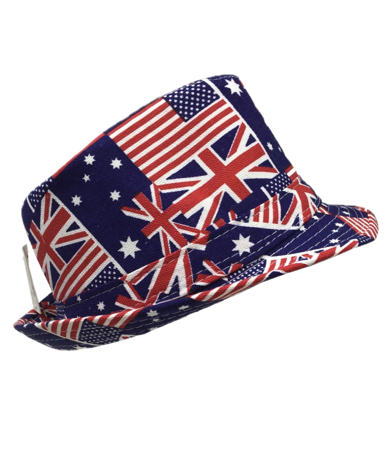 AUSTRALIA TRILBY HAT USA America England UK Aussie Fedora Cap Party 4
