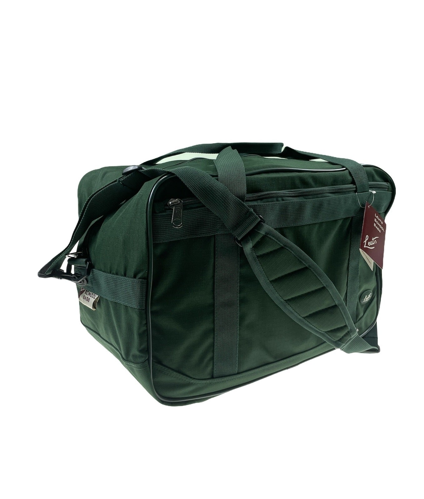 44L Foldable Duffel Bag Gym Sports Luggage Travel Foldaway School Bags - Bottle Green 4