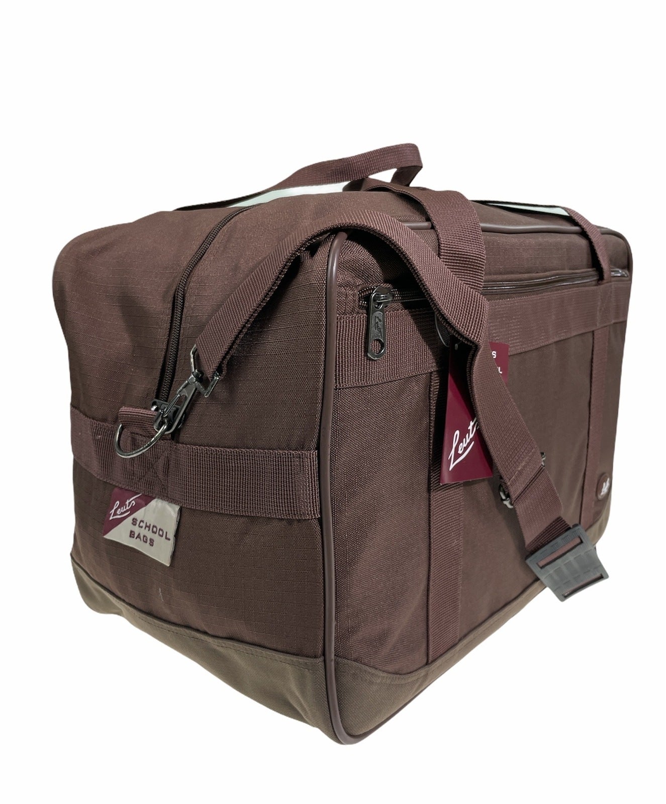 44L Foldable Duffel Bag Gym Sports Luggage Travel Foldaway School Bags - Rust 5